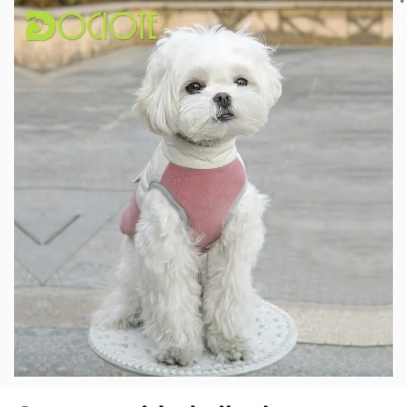 Dociote Fleece Easy on Dog Vest Med. - Picture 1 of 14